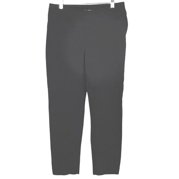 Zac & Rachel Womens Black Pull-On Straight-Leg Ankle Pants Size 10 Nylon Blend - Picture 1 of 11